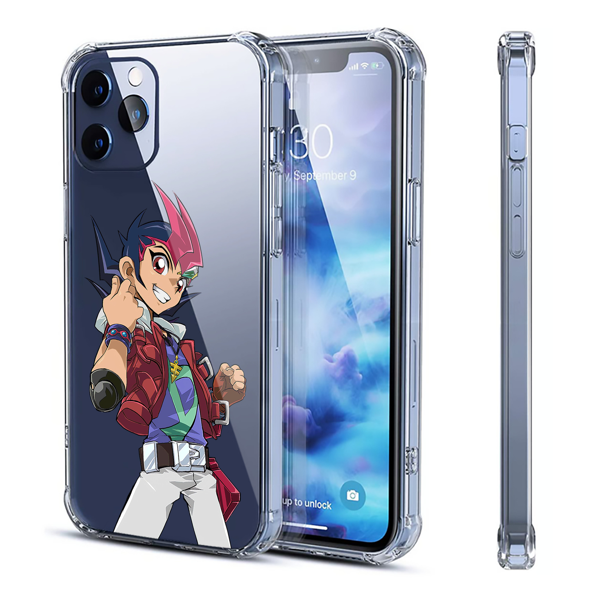 （画像用） 遊☆戯☆王 Yu-Gi-Oh! 【iPhone 12シリーズ対応】透明スマホケース（クリアソフトケース）